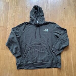The North Face Grey/Green Hoodie